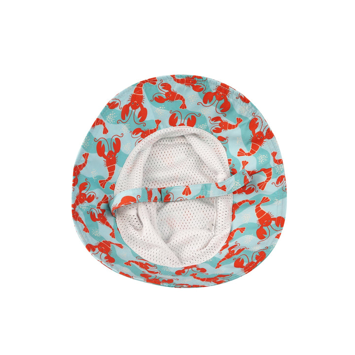 Baby/Toddler Printed Bucket Sun Hat - Logan the Lobster