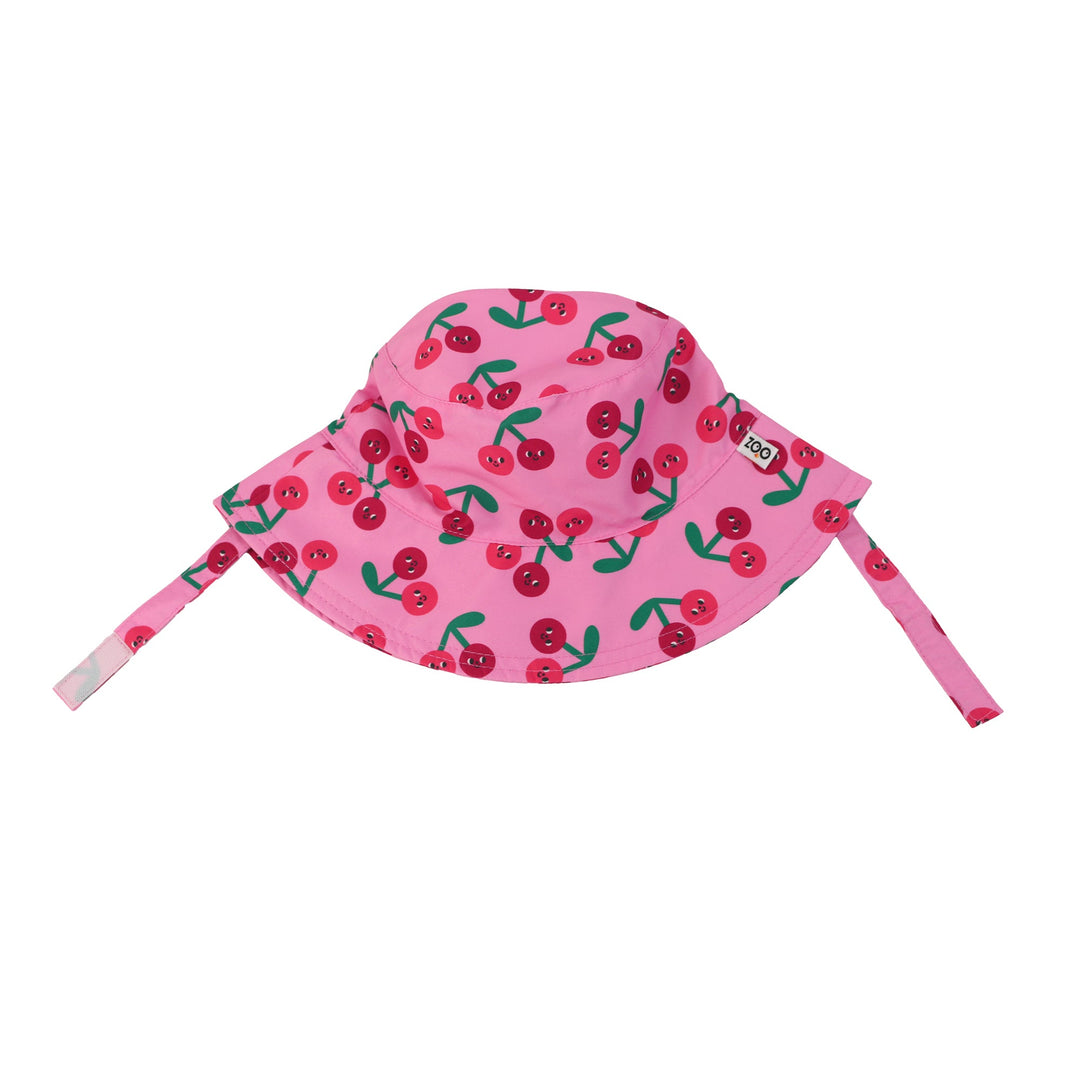 Baby/Toddler Printed Bucket Sun Hat - Cherry