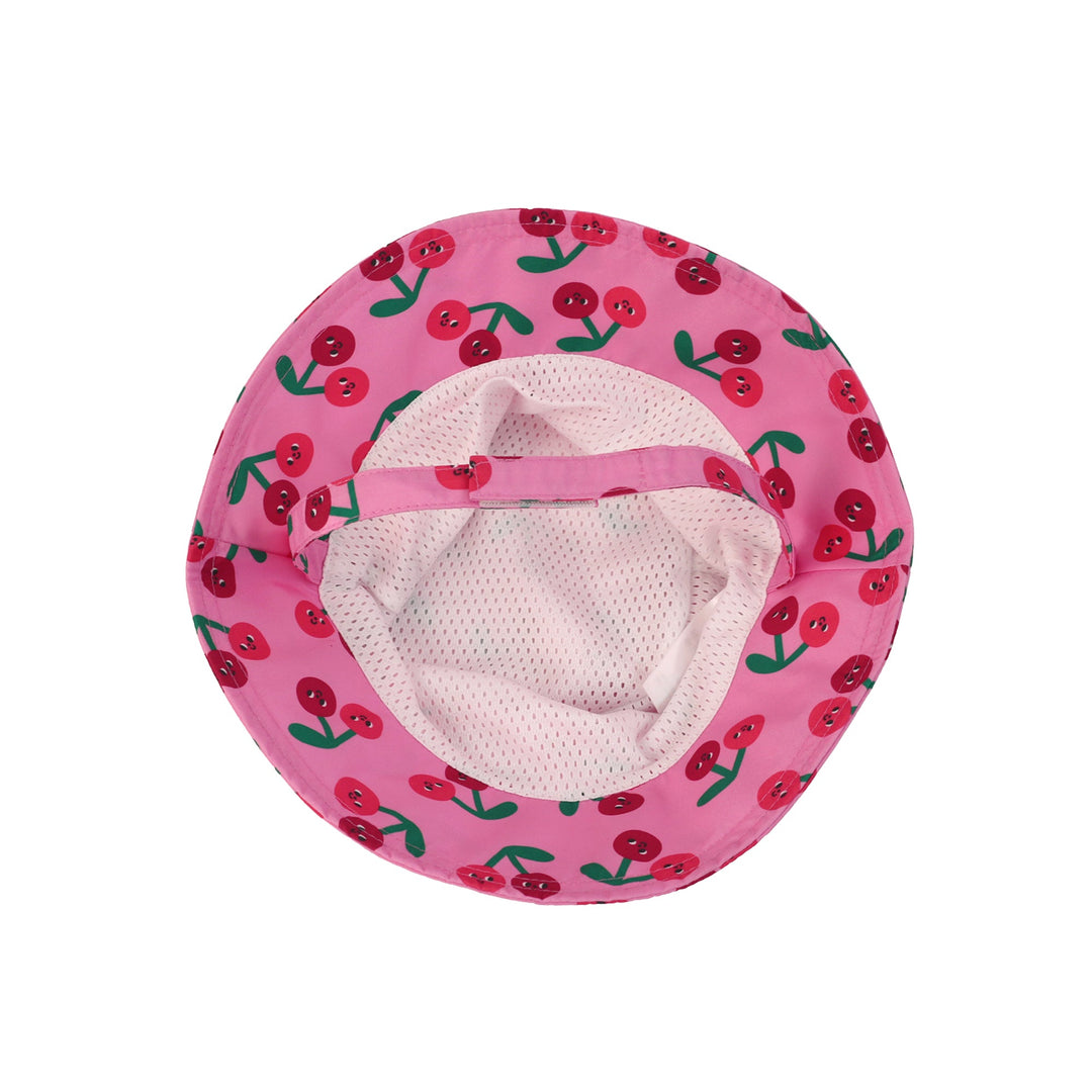 Baby/Toddler Printed Bucket Sun Hat - Cherry