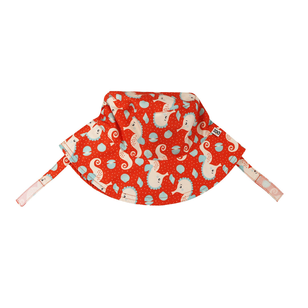 Baby/Toddler Printed Bucket Sun Hat - Sally the Seahorse