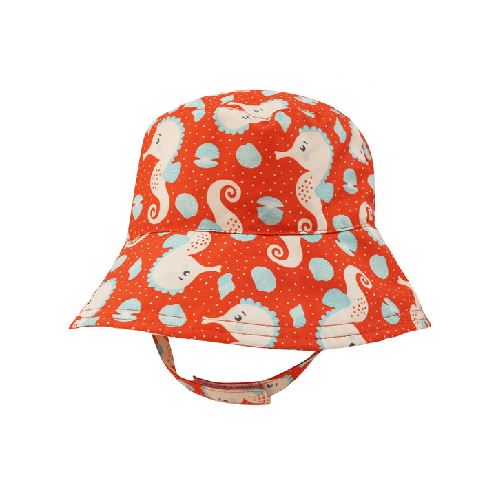 Baby/Toddler Printed Bucket Sun Hat - Sally the Seahorse