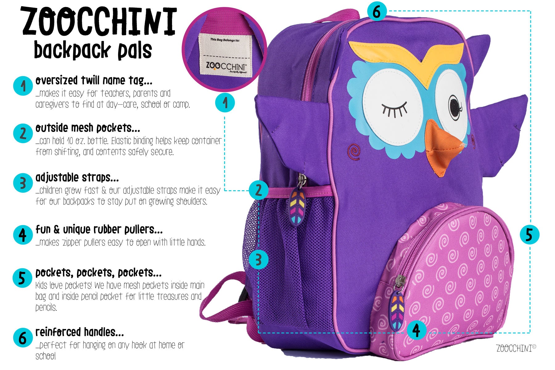 ZOOCCHINI Everyday Backpacks