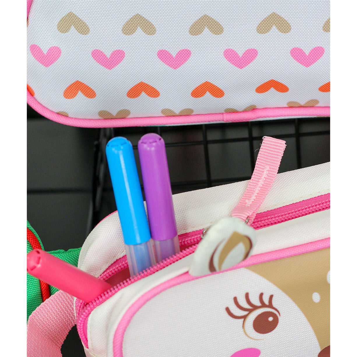 Zoocchini Toddler Kids Pencil Case Pouch Organizer - Fiona The Fawn