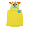 ZOOCCHINI Kids Plush Terry Hooded Bath Towel - Drool the Dragon