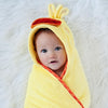 ZOOCCHINI Baby Snow Terry Hooded Bath Towel - Puddles the Duck-2