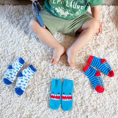 Baby/Toddler Terry Socks Set (3-pk) - Sherman the Shark