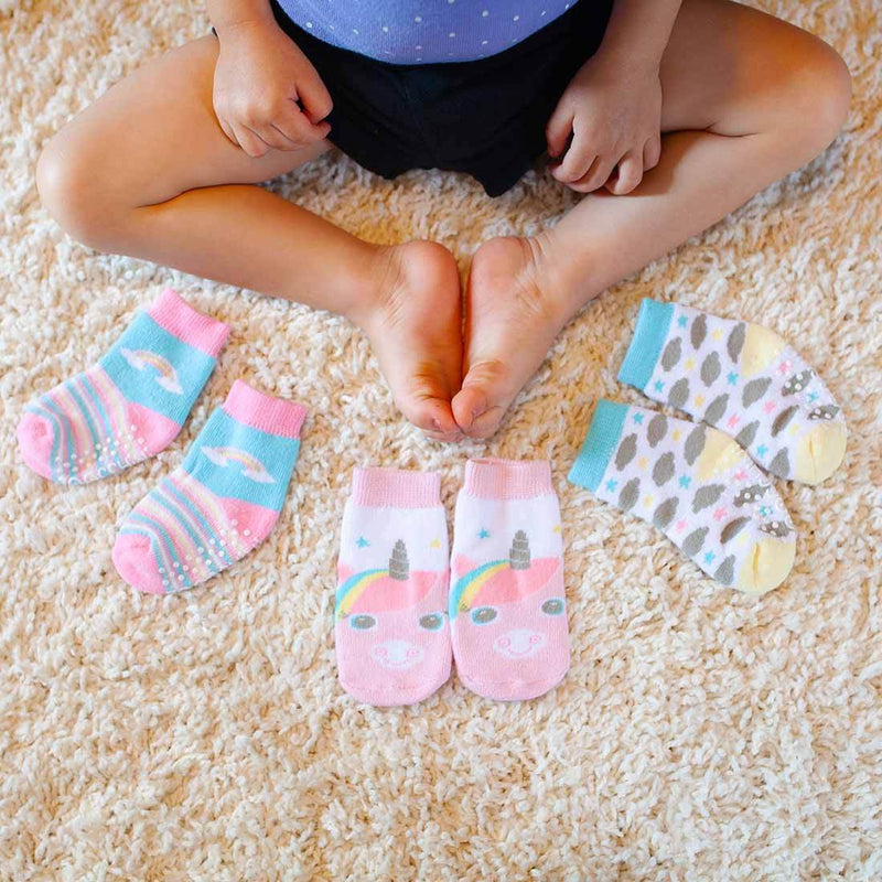 Baby/Toddler Terry Socks Set (3-pk) - Allie the Alicorn