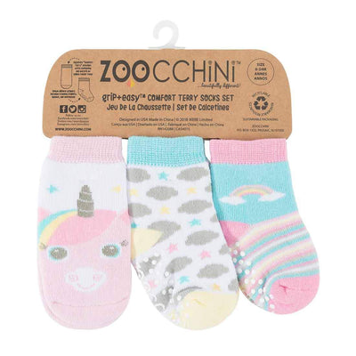 Baby/Toddler Terry Socks Set (3-pk) - Allie the Alicorn