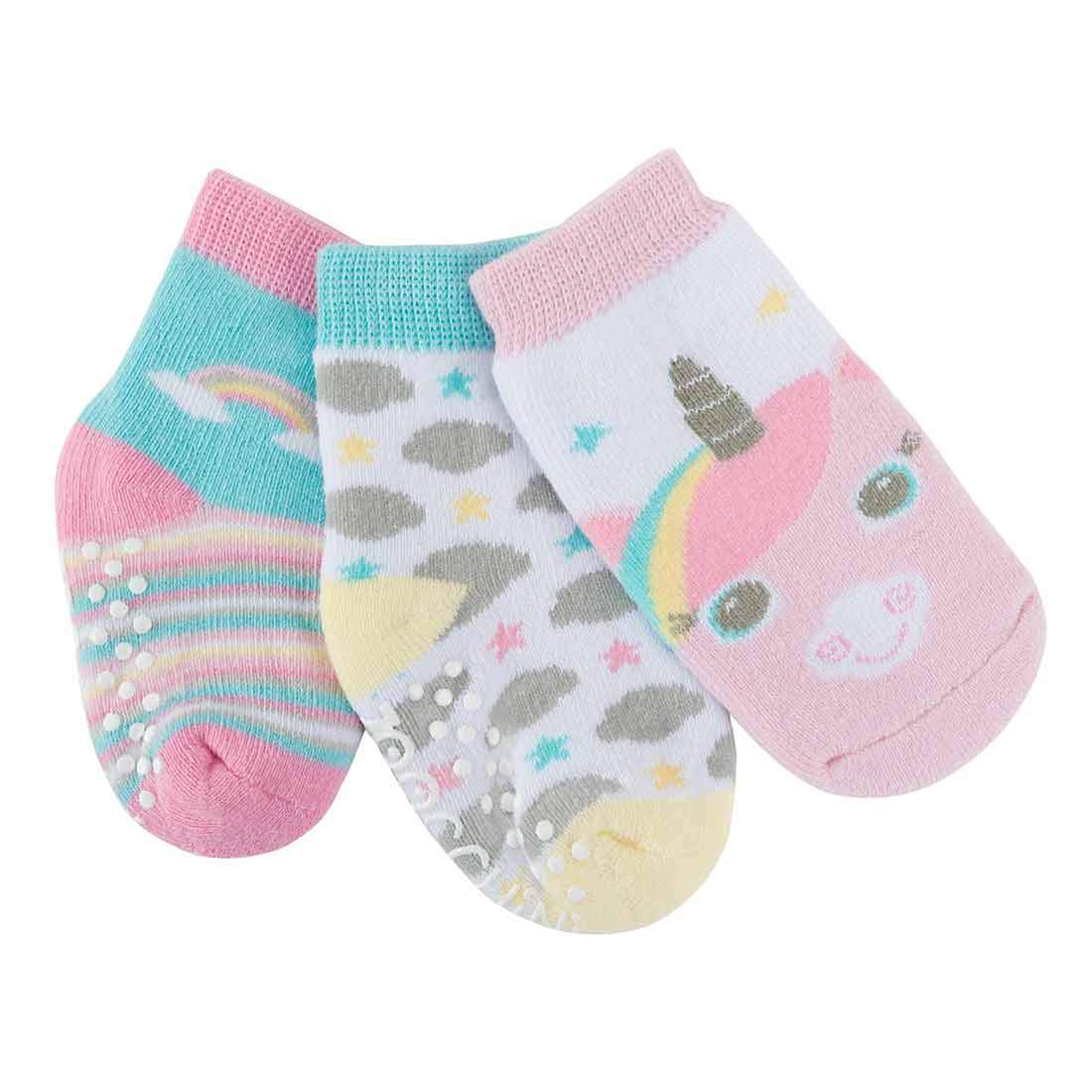 Baby/Toddler Terry Socks Set (3-pk) - Allie the Alicorn