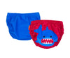 ZOOCCHINI Baby/Toddler Knit Swim Diaper 2 Pc Set - Sherman the Shark