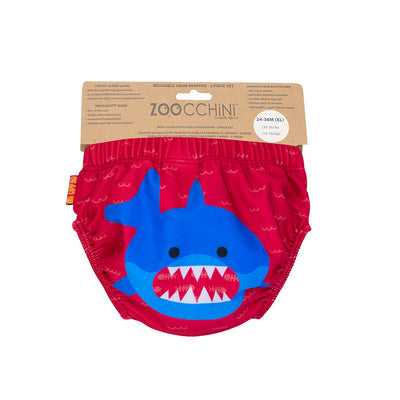 Zoocchini Baby-Toddler Knit Swim Diaper 2 Piece Set Sophie