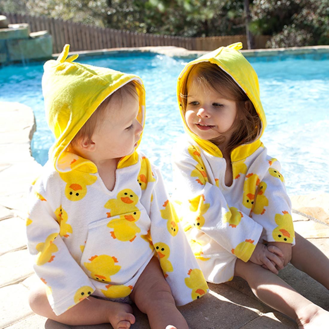 ZOOCCHINI UPF50+ Swim Coverup - Puddles the Duck