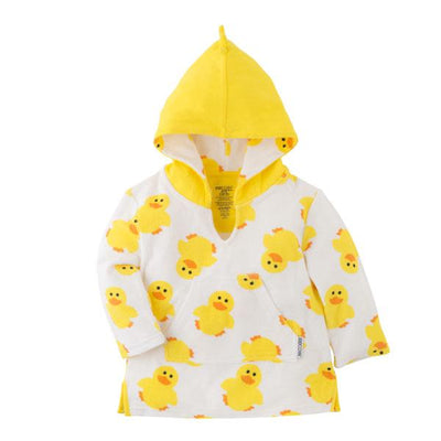 ZOOCCHINI UPF50+ Bath & Swim Coverup - Puddles the Duck-3