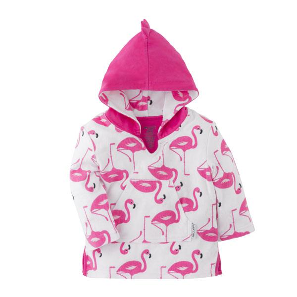 ZOOCCHINI UPF50+ Bath & Swim Coverup - Franny the Flamingo-3