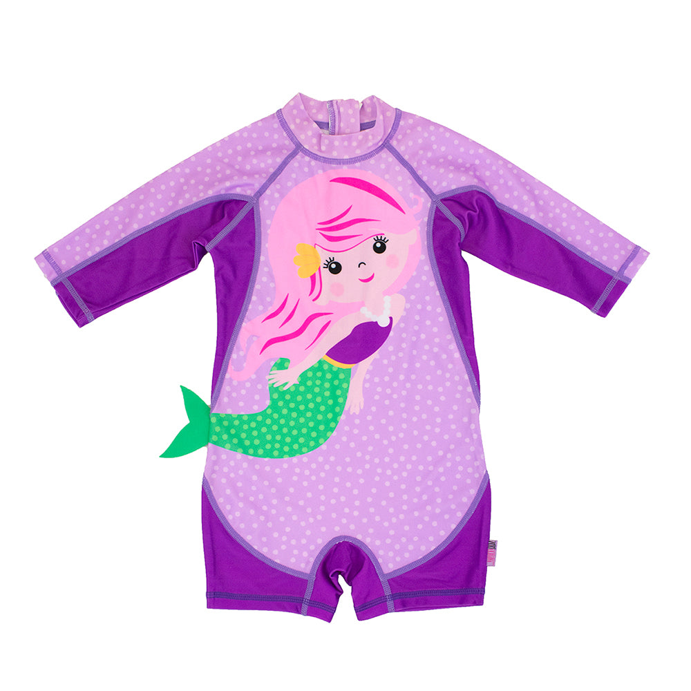 ZOOCCHINI UPF50+ Baby/Toddler One Piece Surf Suit - Mia the Mermaid