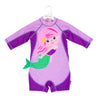 ZOOCCHINI UPF50+ Baby/Toddler One Piece Surf Suit - Mia the Mermaid