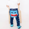 ZOOCCHINI grip+easy™ Comfort Crawler Legging & Socks Set - Sherman the Shark-1