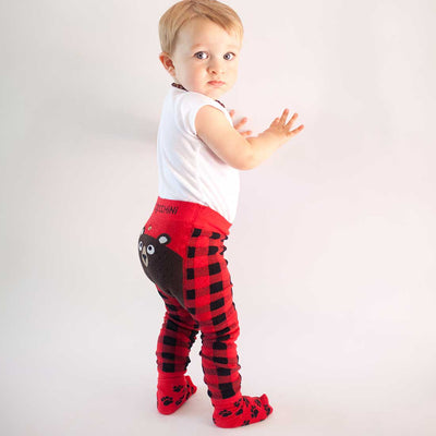 Baby/Toddler Crawler Leggings & Socks Set - Bosley the Bear