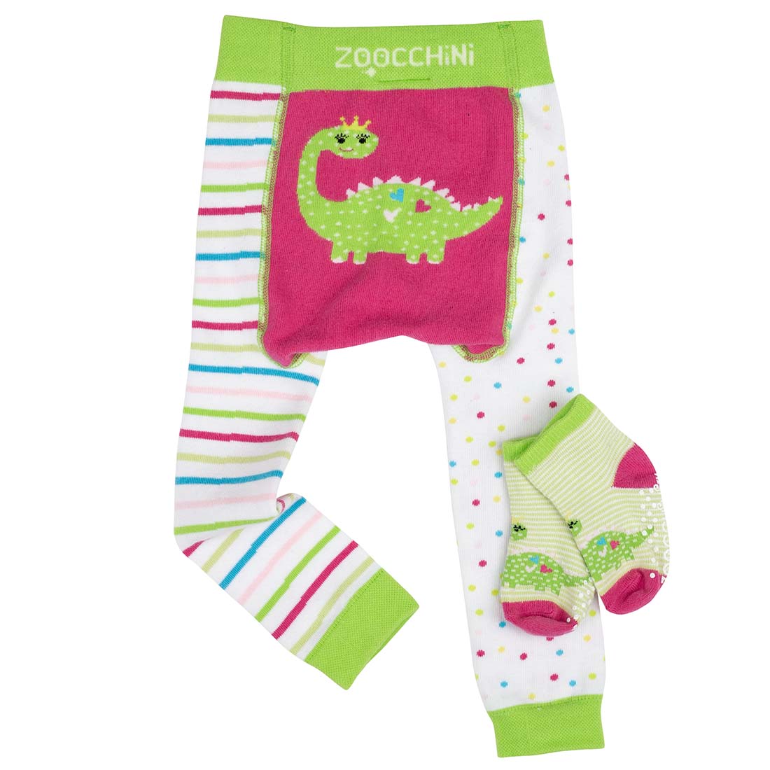 ZOOCCHINI grip+easy Comfort Crawler Legging & Socks Set - Dai the