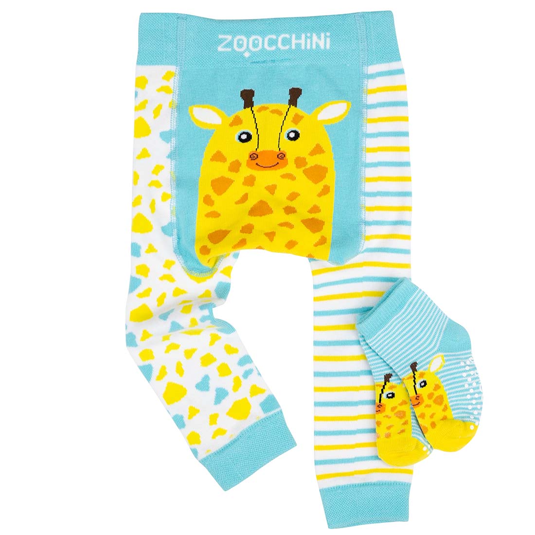Baby/Toddler Crawler Leggings & Socks Set - Jaime the Giraffe