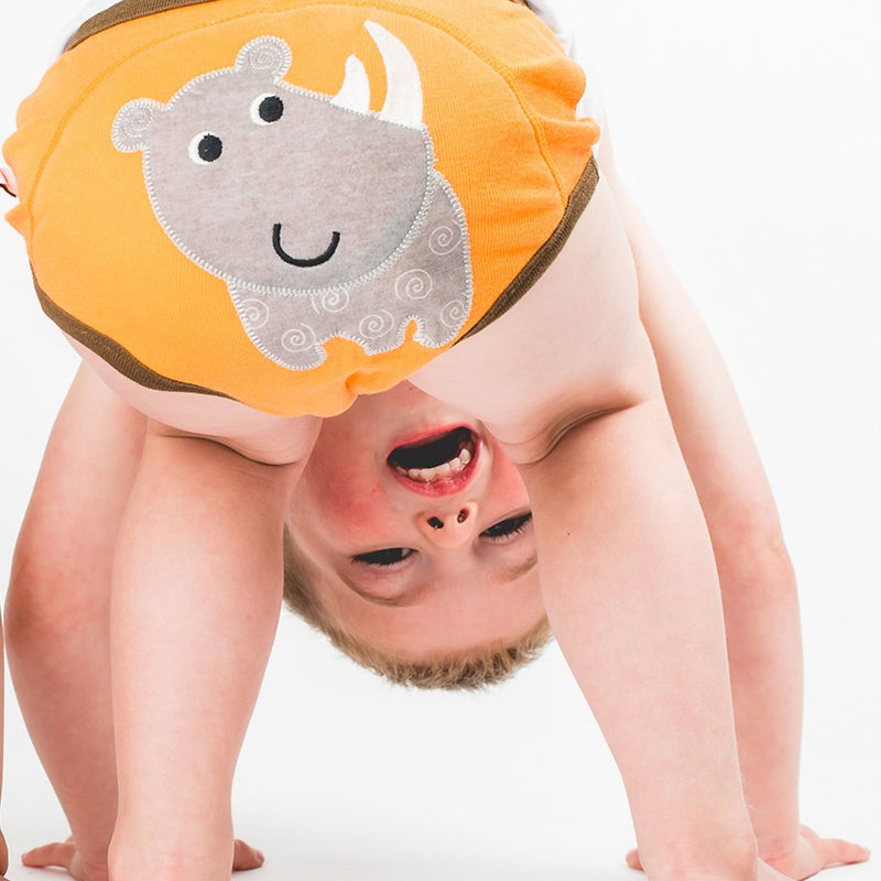 Toddler Organic Potty Training Pants (3-pk) - Safari Friends (Boys)