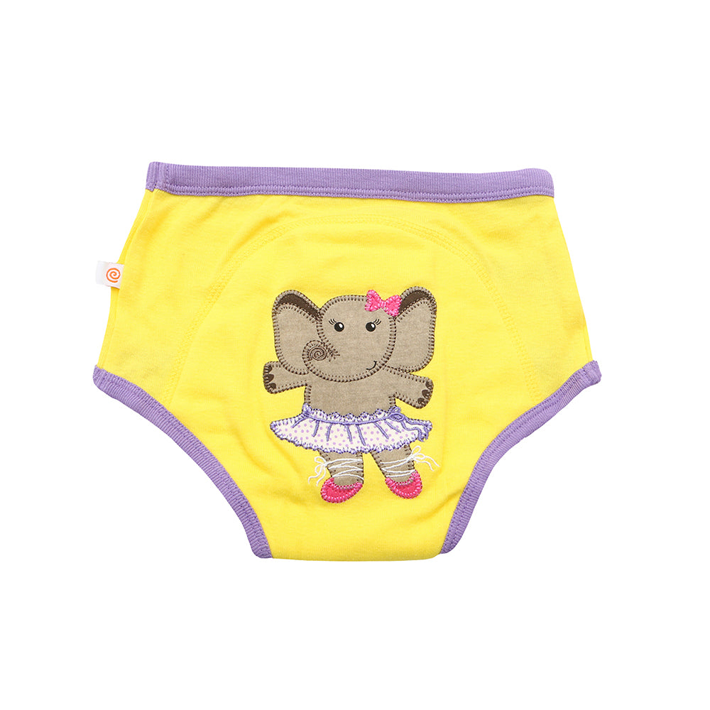 ZOOCCHINI 3 Piece Organic Potty Training Pants Set - Ballerina Gals