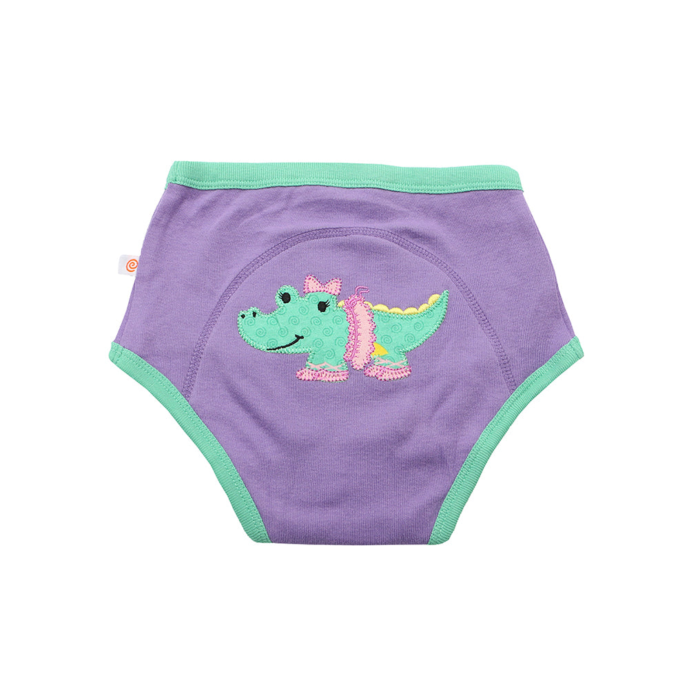 Zoocchini Girls Enchanted Forest 3 Piece Organic Panty Set 4T-5T