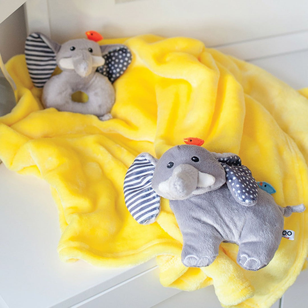 ZOOCCHINI Baby Buddy Stroller Blanket - Elle the Elephant-2