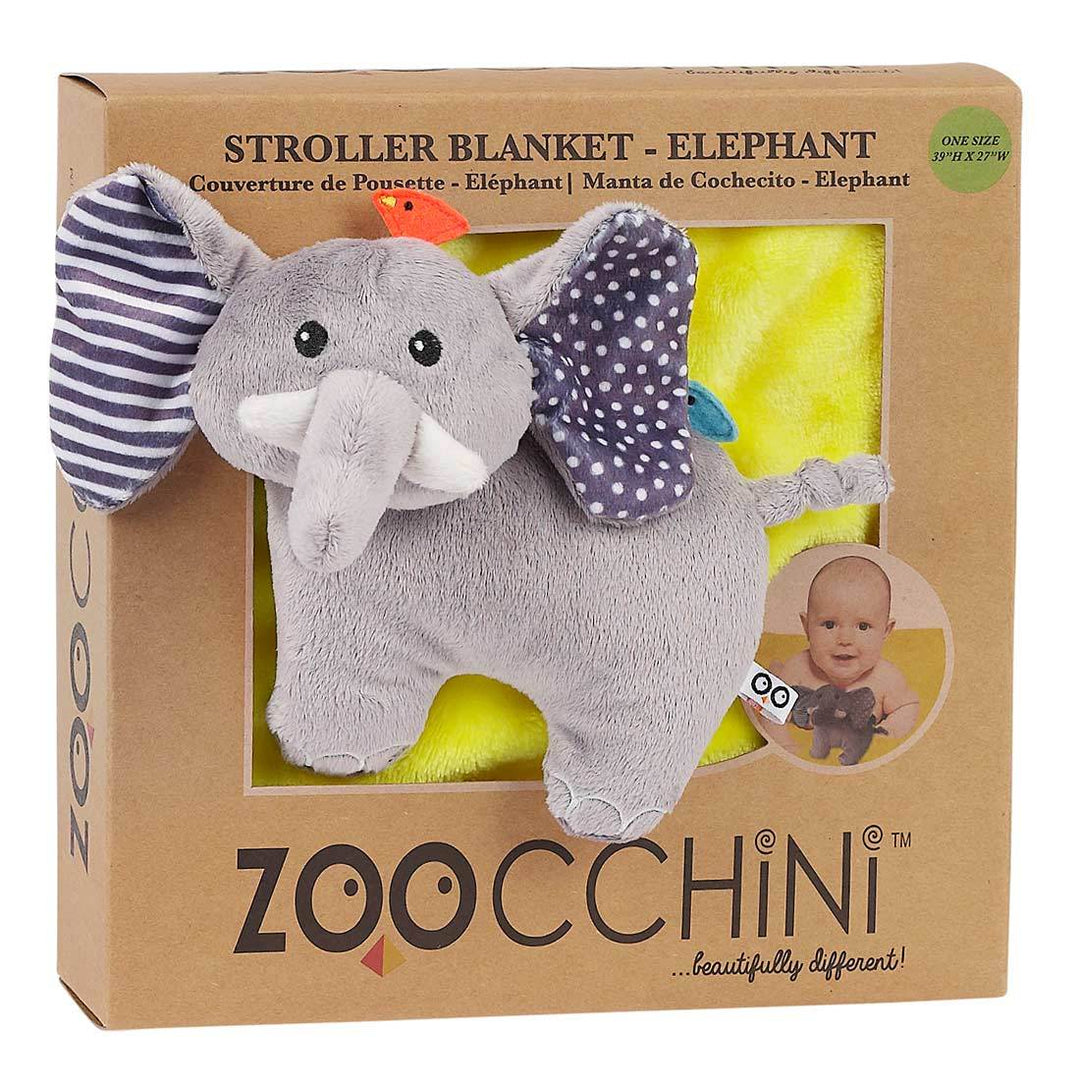 ZOOCCHINI Baby Buddy Stroller Blanket - Elle the Elephant-3