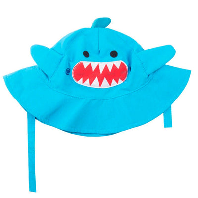 ZOOCCHINI UPF50+ Baby Sun Hat - Sherman the Shark-2
