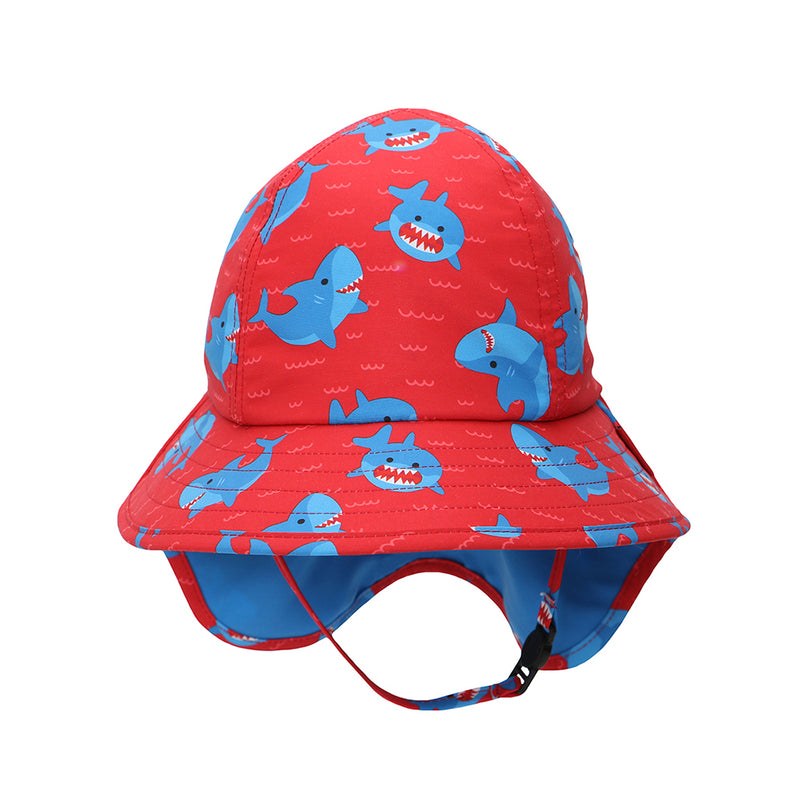 Baby/Toddler Cape Sunhat - Sherman the Shark