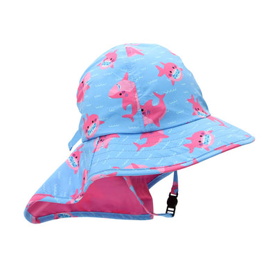 150512 Cape Sunhat Pink Shark PS