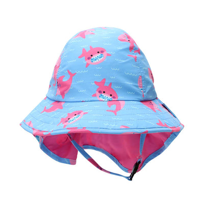 150512 Cape Sunhat Pink Shark PS