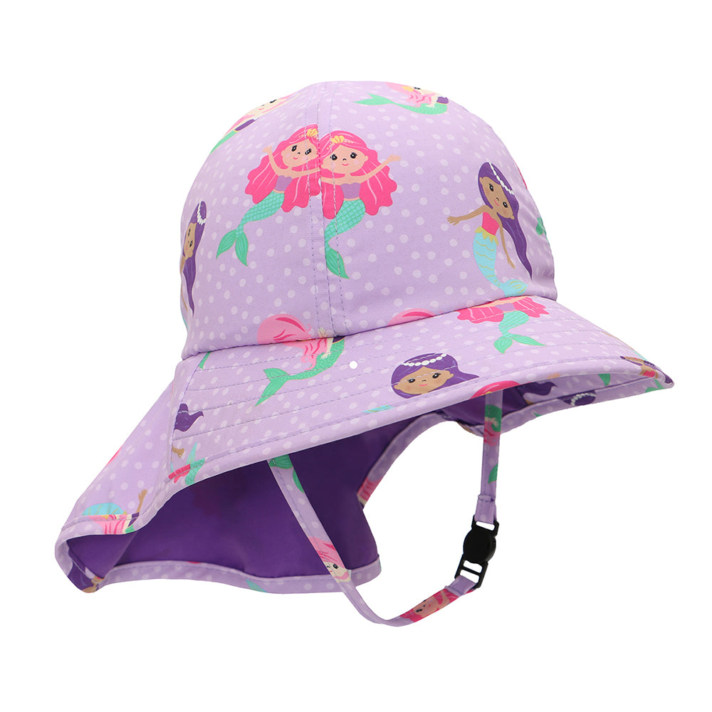 Baby/Toddler Cape Sunhat - Mia the Mermaid