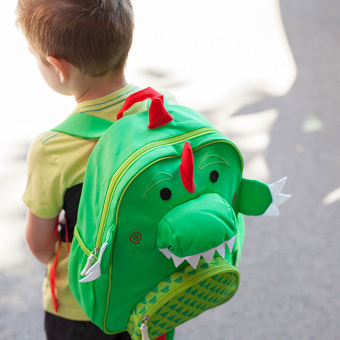 Zoocchini Kids Backpack - Devin The Dinosaur, Green